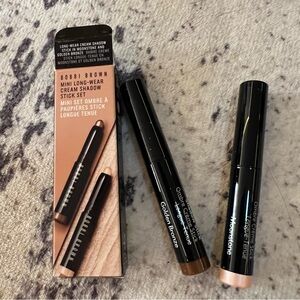 Bobbi Brown Mini Long Wear Cream Shadow Stick Duo moonstone & golden bronze